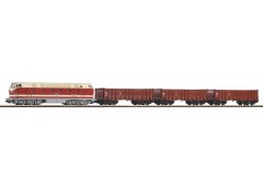 Garnitura cu locomotiva Br119 si 3 gondole DR - H0 PIKO 57138.tren - CITESTE ! 